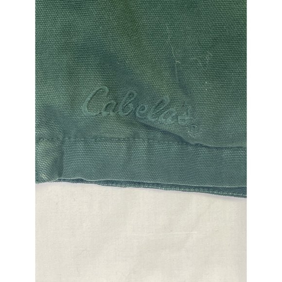 Cabelas Outdoor Gear Canvas Zip Up Insulated Work Jacket Coat size L thermal swe - Picture 4 of 16